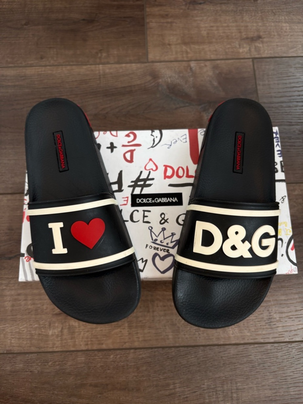 Dolce & Gabbana rubber slide sandals